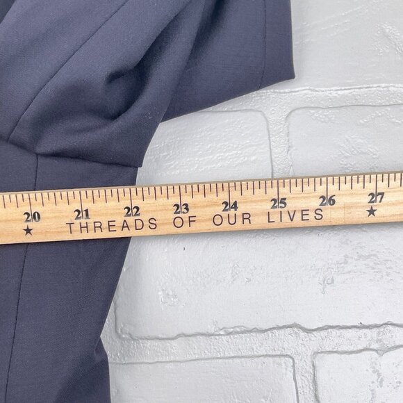 Jos A Bank Blazer Men 41R Blue‎ Gold Shield Button Executive Classic Wool Jacket - Picture 11 of 15